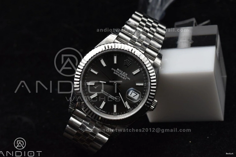 41 Jubilee Steel VS3235 1:1 Bracelet Dial 126334 Best Stick On DateJust 904L VSF Edition SS Grey 0324